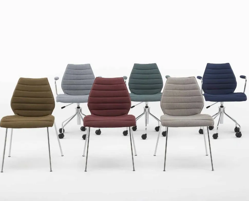 Maui karmstol med hjul | Soft Noma | Brick Red