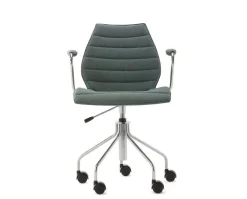 Maui karmstol med hjul | Soft Noma | Green