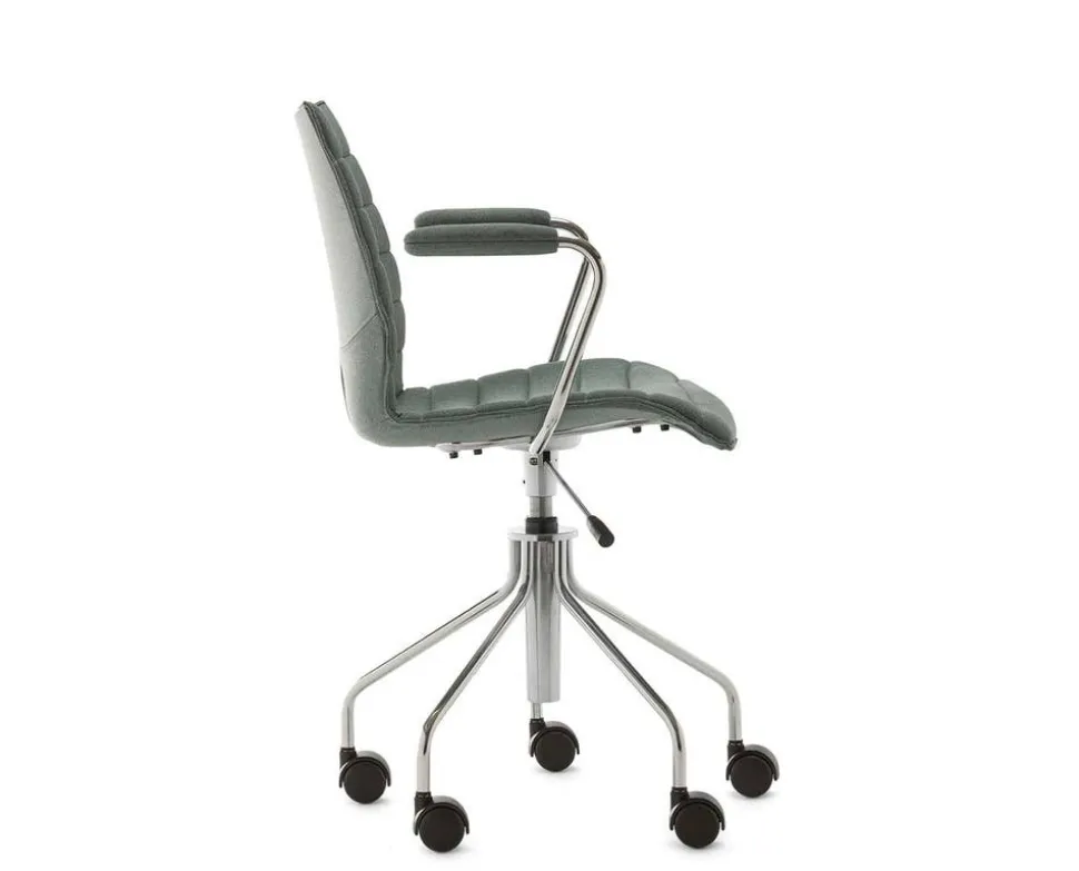 Maui karmstol med hjul | Soft Noma | Green