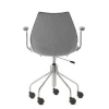 Maui karmstol med hjul | Soft Noma | Grey
