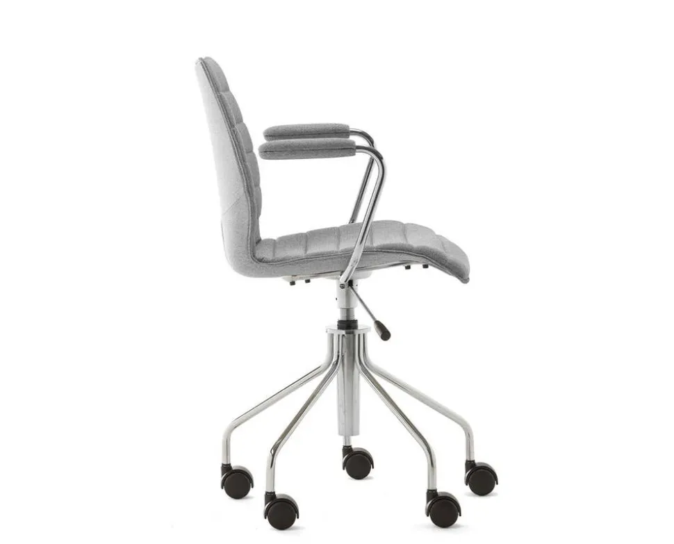 Maui karmstol med hjul | Soft Noma | Grey