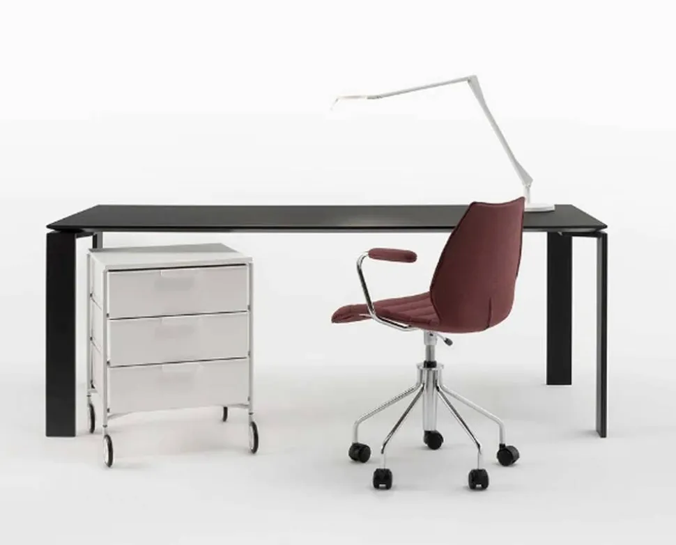 Maui karmstol med hjul | Soft Noma | Grey