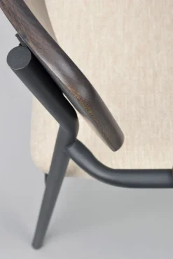 Maymont Karmstol | Brun Ek  | Ljusbeige