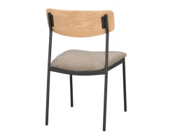 Maymont Stol | Ek | Mörkbeige