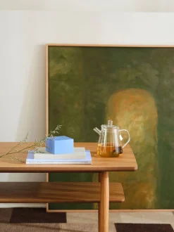 Melodi Soffbord 130  | Rökt Ek