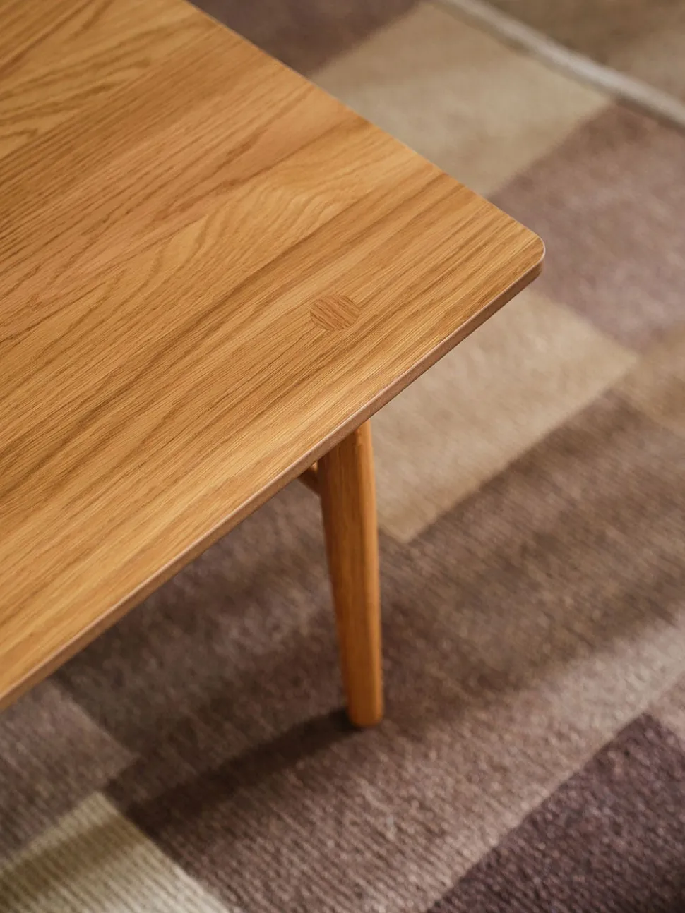 Melodi Soffbord 130 | Svartbetsad Ek