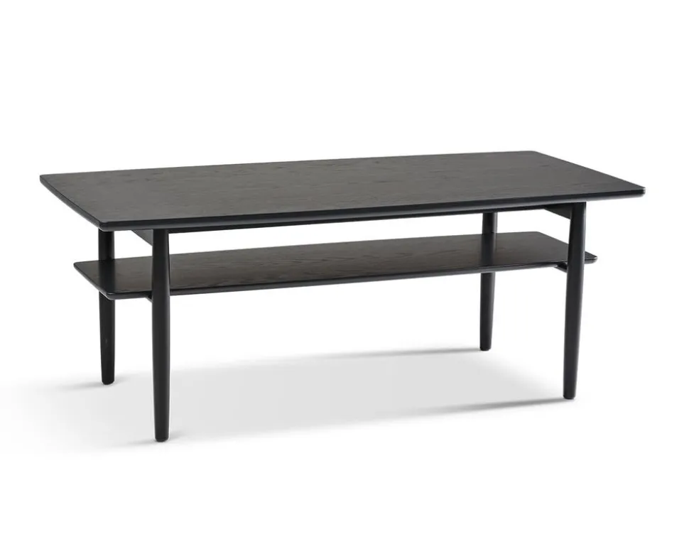 Melodi Soffbord 130 | Svartbetsad Ek