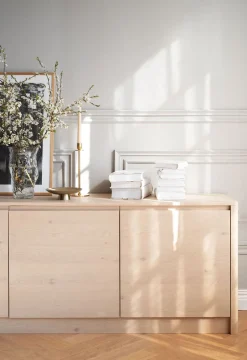 Melstone Sideboard H70  | Vitpigmenterad Ek