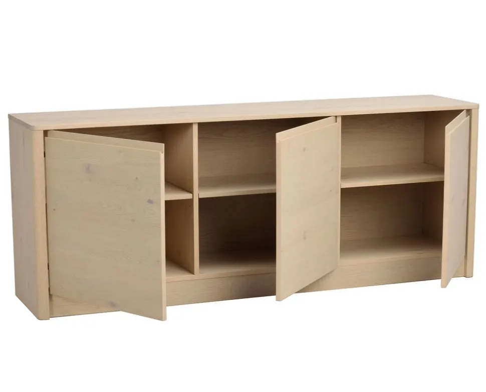 Melstone Sideboard H70 | Vitpigmenterad Ek