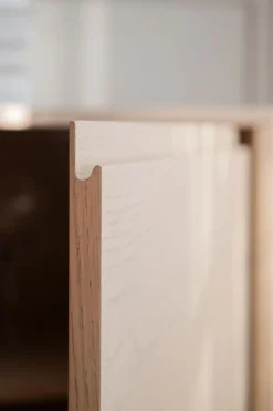Melstone Sideboard H70 | Vitpigmenterad Ek