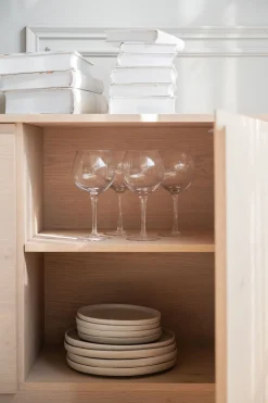 Melstone Sideboard H70  | Vitpigmenterad Ek