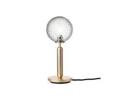 Miira Bordslampa | Brass/Optic Clear