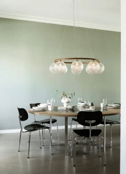 Miira 8 Circular Ljuskrona | Dark Bronze/Optic Clear