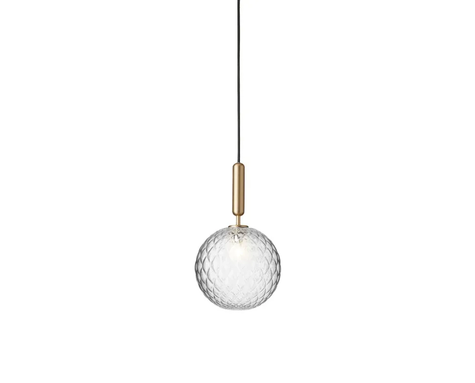 Miira 1 Pendel Large | Brass/Optic Clear