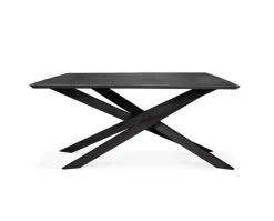 Mikado Matbord 203x106 | Svartlackad Ek