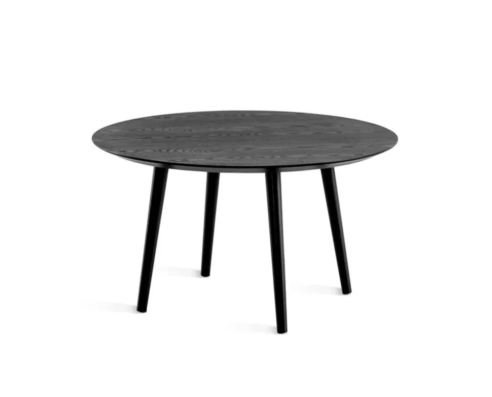 Miles Soffbord Ø80 | Svartbets | Träben