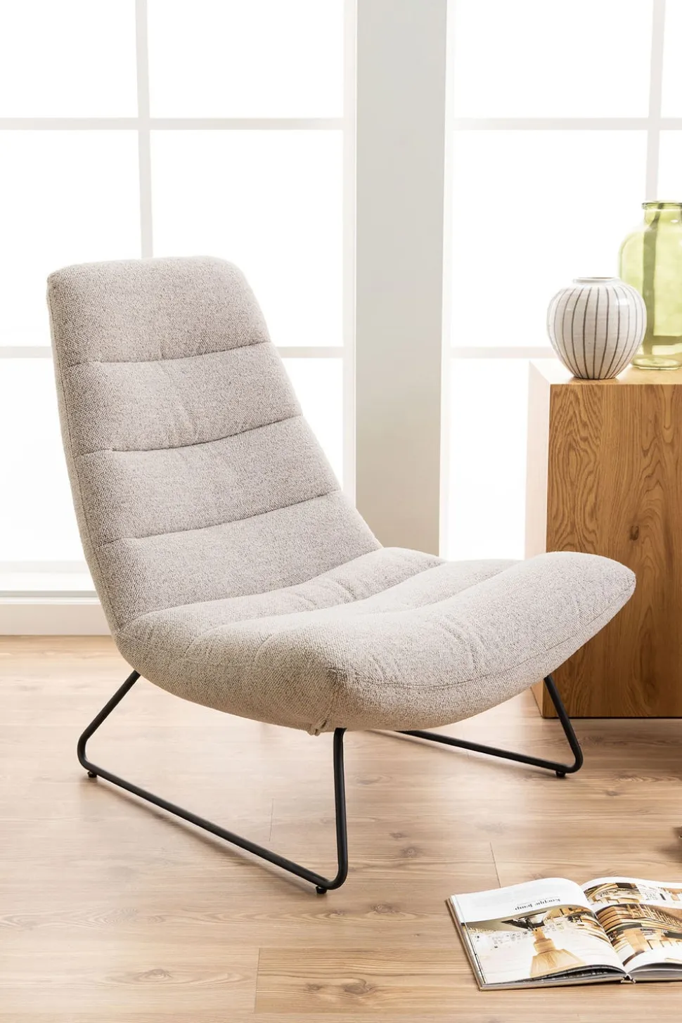Milford Loungefåtölj | Beige