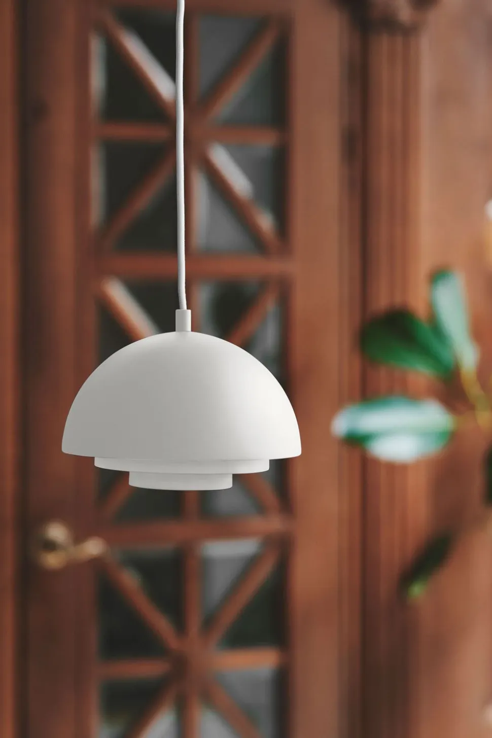 Milieu Colour Mini Mini Pendel | Clear White