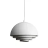 Milieu Colour Mini Pendel | Clear White