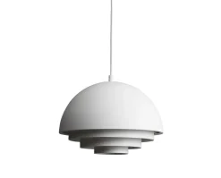 Milieu Colour Mini Pendel | Clear White
