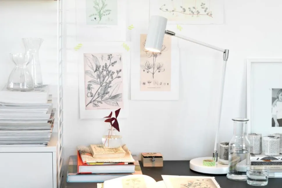 Minipoint Bordslampa | Vit