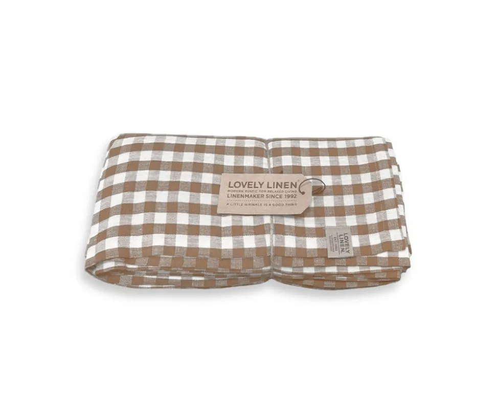 Misty Square Bordsduk 145x250 Almond
