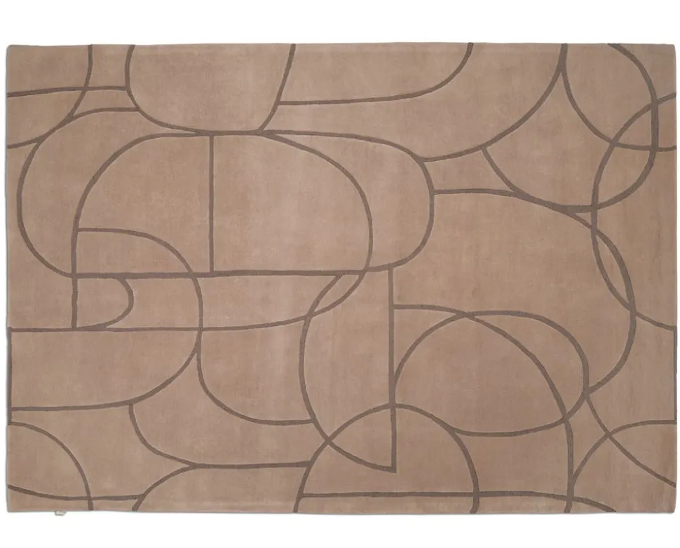 Modern Abstract Matta 200x300 Beige