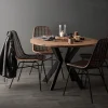 Monogram Steel Matbord | Runt