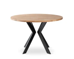 Monogram Steel Matbord | Runt