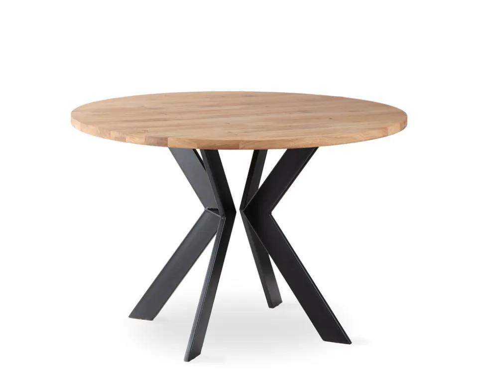 Monogram Steel Matbord | Runt