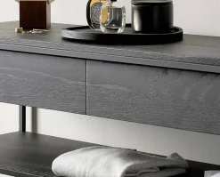 Monolit Konsolbord | Svart Ek
