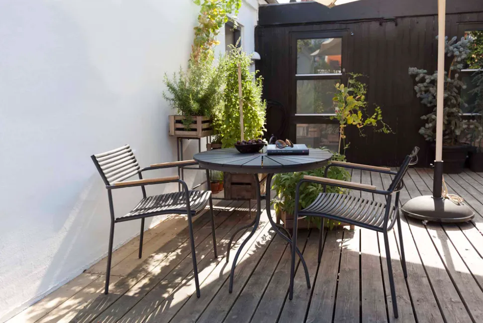 Mood Air Karmstol | Teak | Aluminium