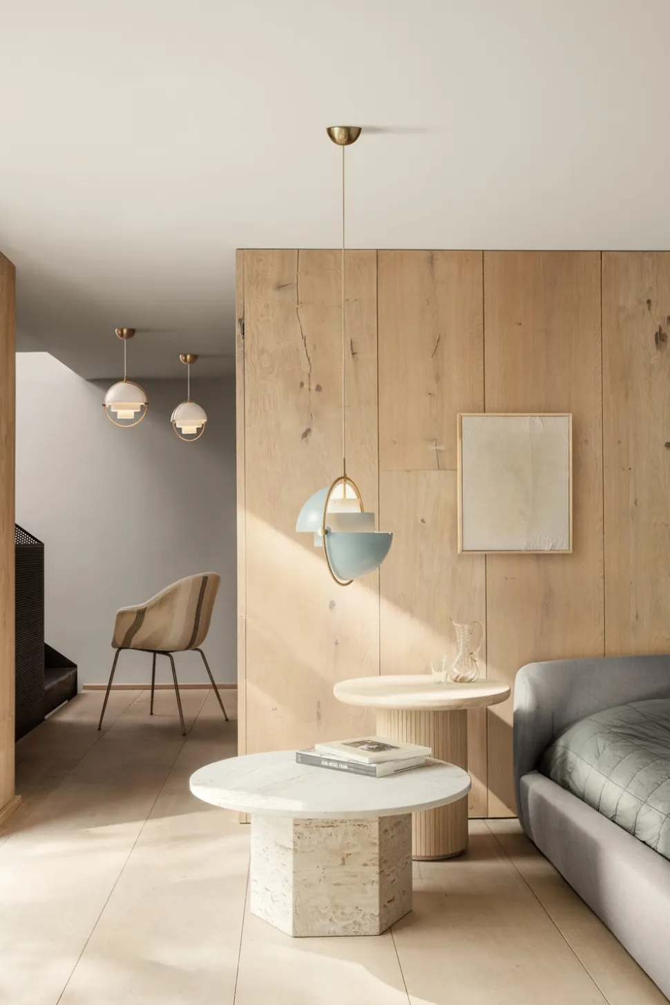 Moon Loungebord Ø60 Brunsvartlackad Ek