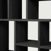 M-Rack Hylla | Svart Ek | 104 cm
