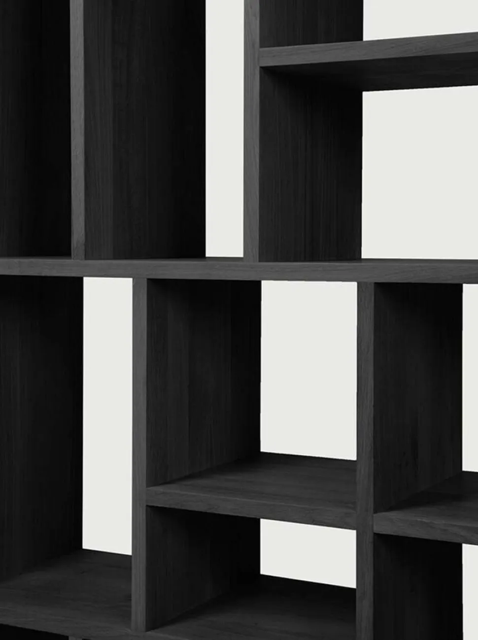 M-Rack Hylla | Svart Ek | 104 cm