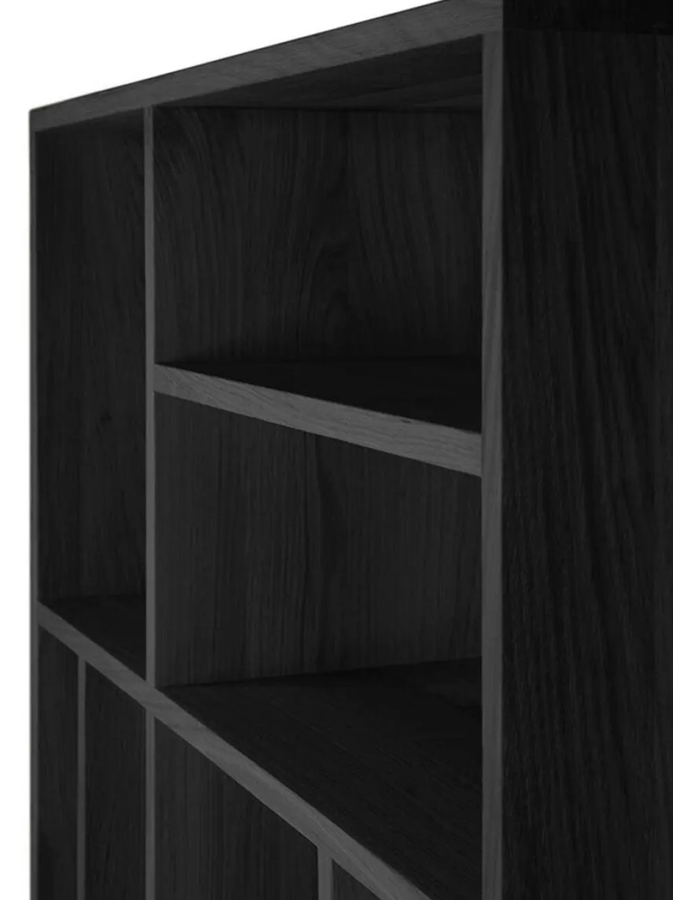 M-Rack Hylla | Svart Ek | 104 cm