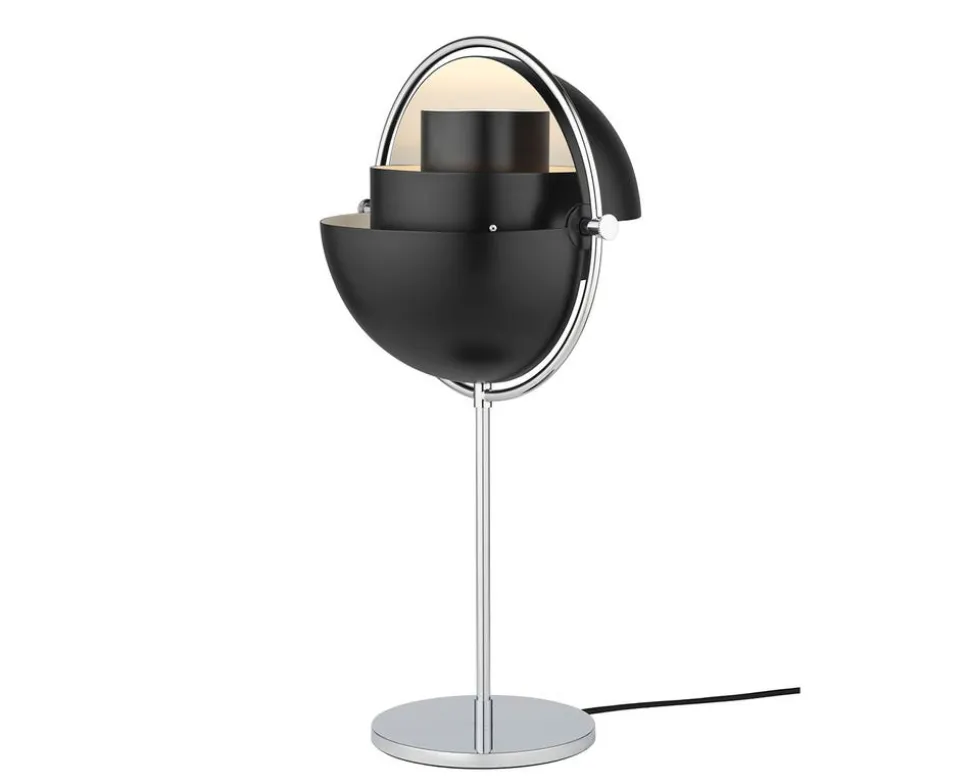 Multi-Lite Bordslampa | Krom, Svart
