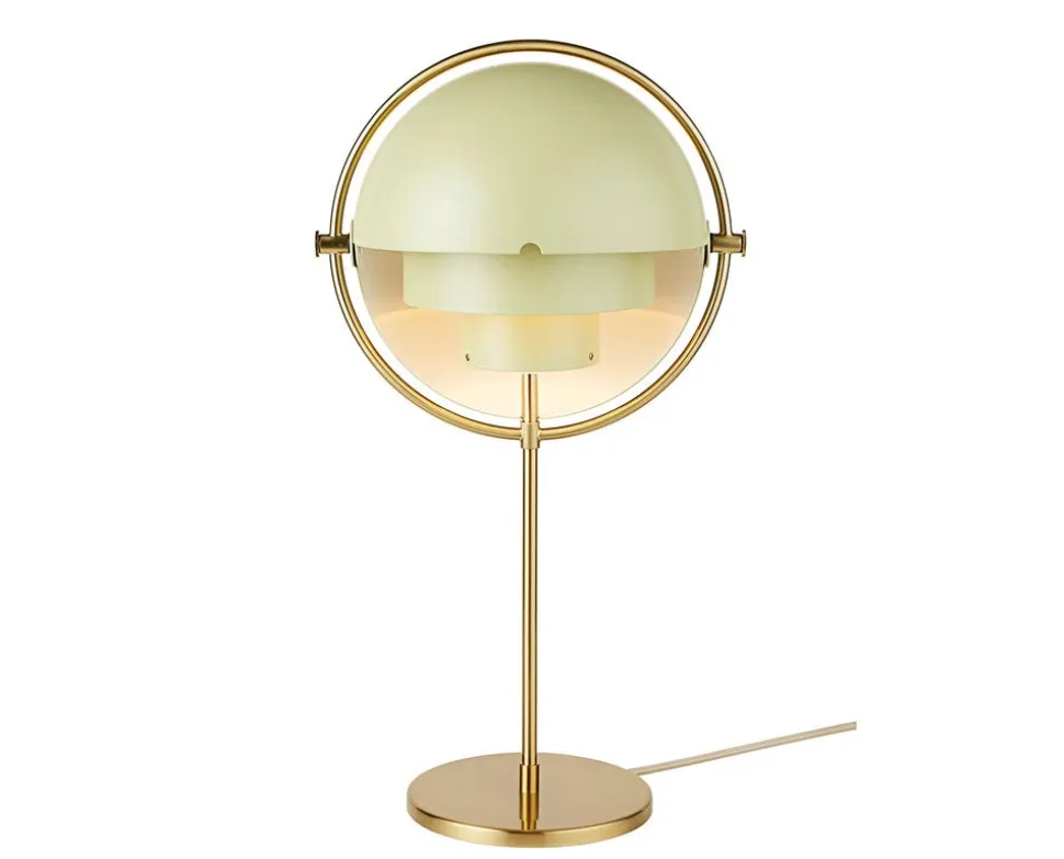 Multi-Lite Bordslampa | Mässing, Desert Sage