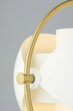 Multi-Lite Golvlampa Mässing | Vit