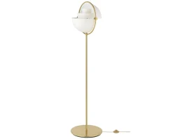 Multi-Lite Golvlampa Mässing | Vit