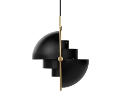 Multi-Lite Pendel | Mässing, Black Semi Matt