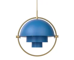 Multi-Lite Pendel | Mässing, Nordic Blue Matt