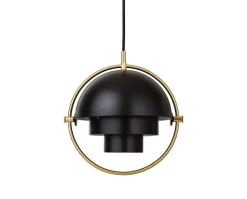 Multi-Lite Pendel Small | Mässing, Black Semi Matt