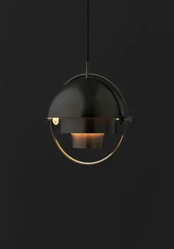 Multi-Lite Pendel | Svart Mässing