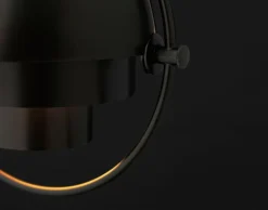 Multi-Lite Pendel | Svart Mässing