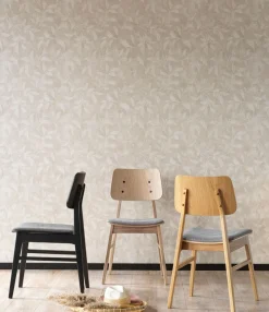 Nagano Stol | Brun ek/beige