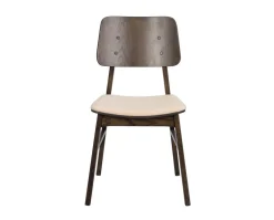 Nagano Stol | Brun ek/beige