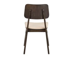 Nagano Stol | Brun ek/beige