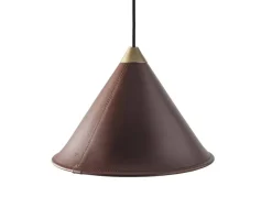 Namibia Pendellampa Läder Chocolate