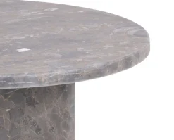 Naxos Lampbord | Mattbrunlackerad Marmor